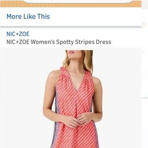 NIC+ZOE Vibrant Striped Dress